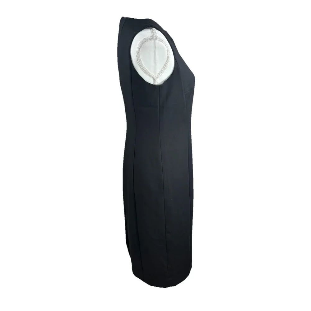 J Crew Professional Black Career Dress Sheath‎ Sleeveless Size 4  $148